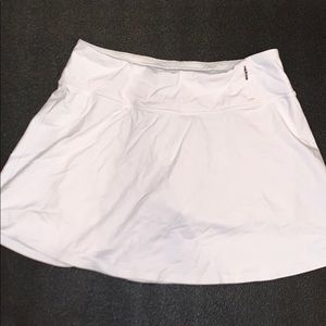 White athletic skirt